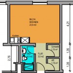 Appartement 34 m²